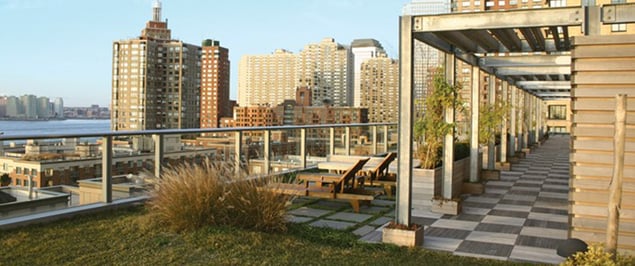 Apartment rooftop deck for better community