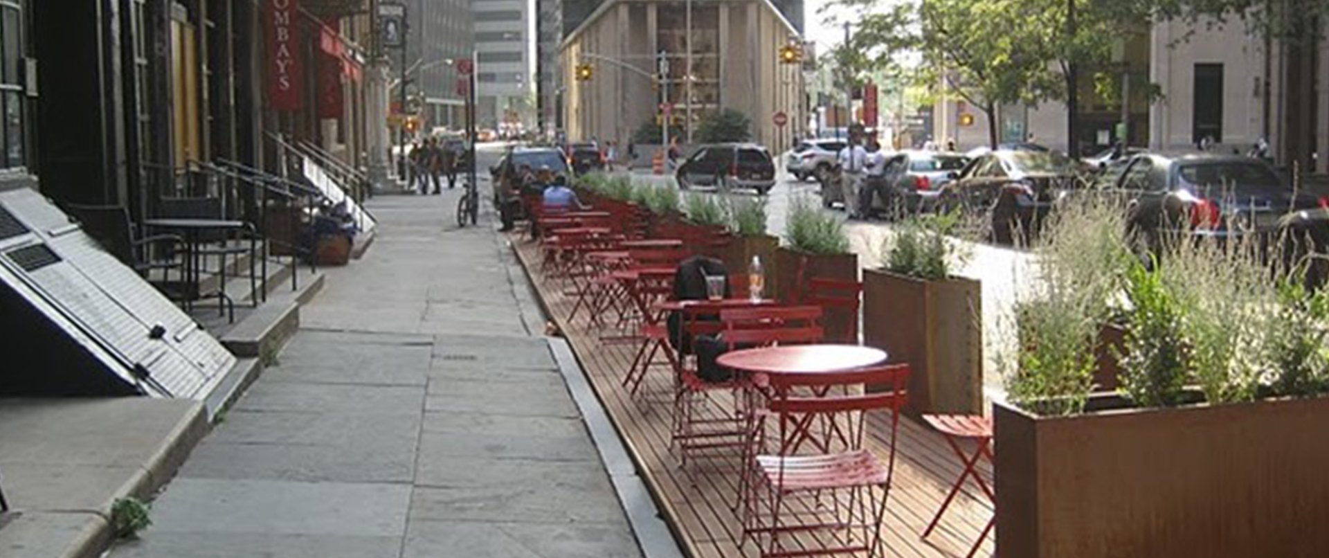 pop up park curbside