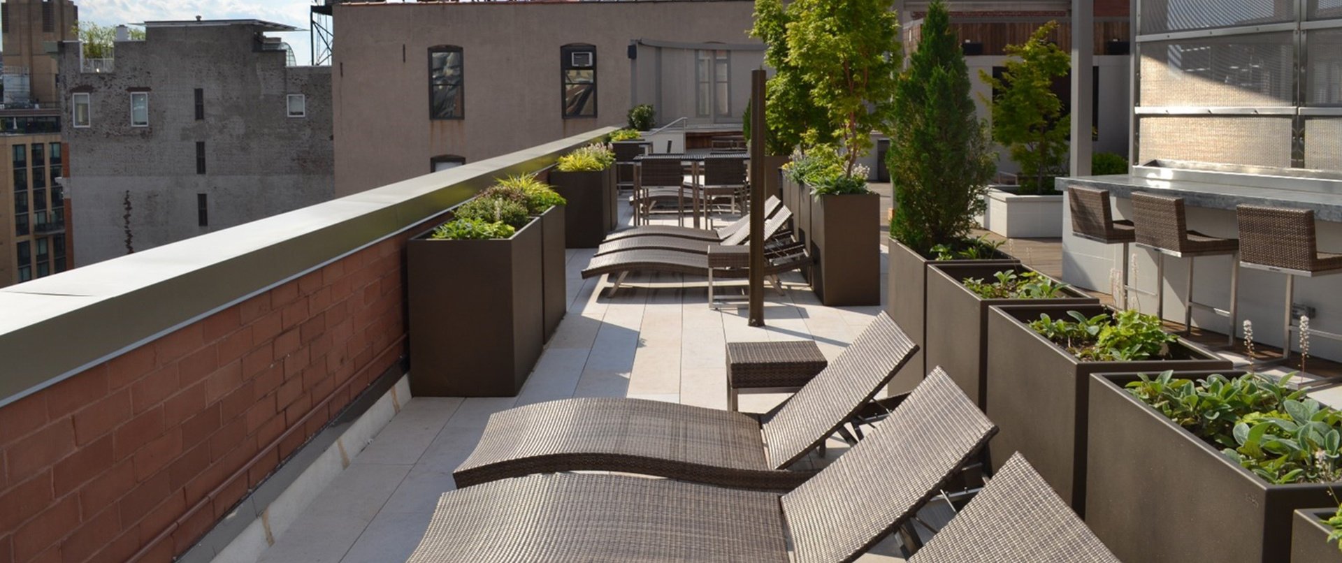 Apartment rooftop deck featured image