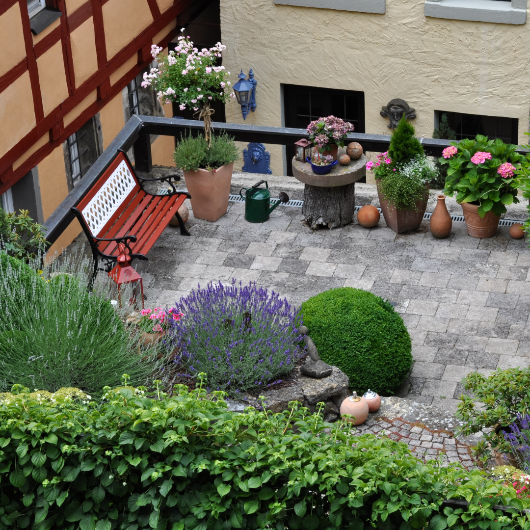 rooftop deck garden